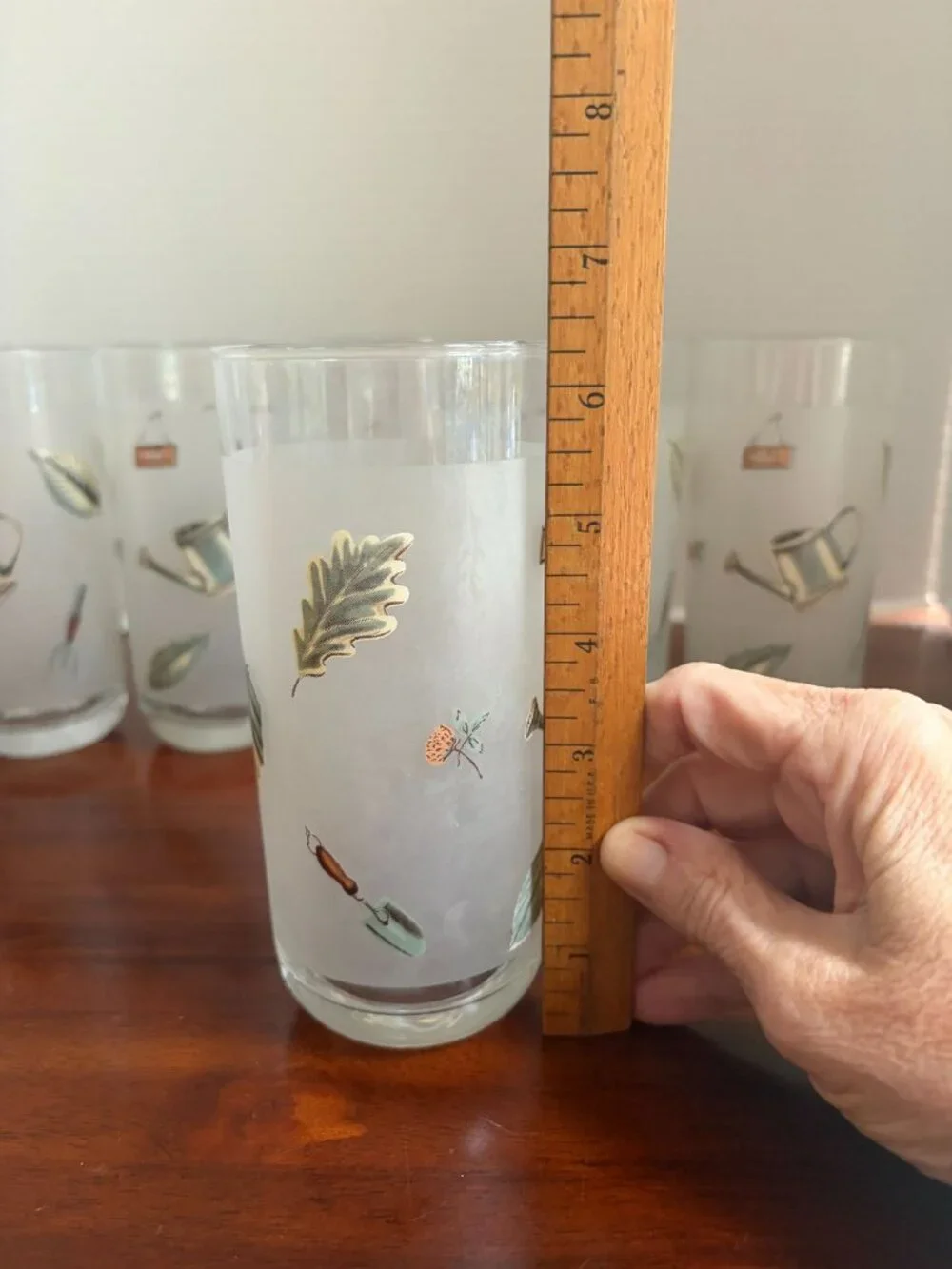 Pfaltzgraff Naturewood Frosted, 16 Ounce Drinking Glasses (Qty. 6)